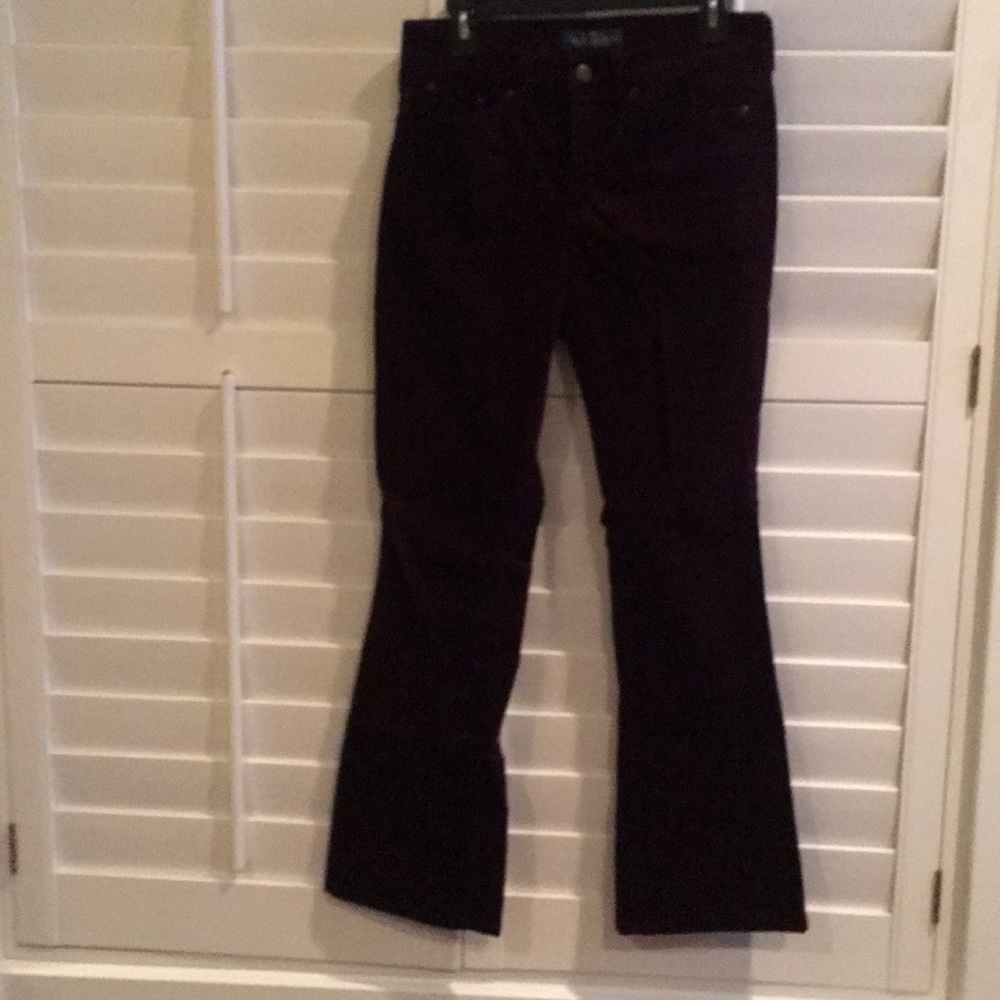 Purple stretch corduroy Ralph Lauren Jean pants
